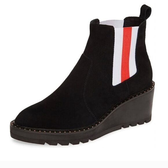 CECELIA NEW YORK Gemma Suede Boots in Black Suede size 8.5 NWT - Picture 5 of 5